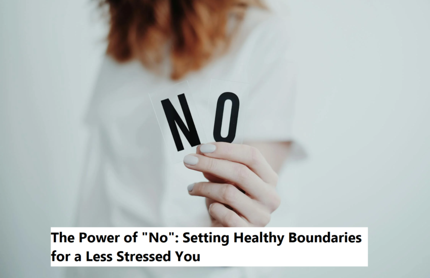 Power of saying No